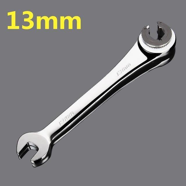 Planet Gates 10mm Activity Fixed Or Active Dual-Use Fast Plum Opening Ratchet Spanners Pipe Wrench 72 Tooth Chrome Vanadium Alloy Steel Car Repair Tools