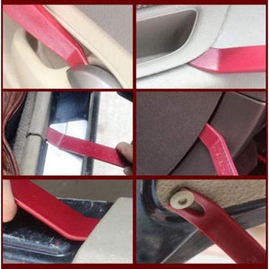 Planet Gates 13Pcs Car Audio Maintenance Kit Auto Trim Repair Panel Remover Pry Bar Car Dash Radio Door Trim Panel Clip Hand Tools Set