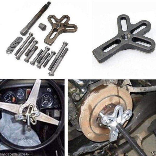 Planet Gates 13pcs Harmonic Balancer Steering Wheel Puller Removal Car Auto Automotive Tools Heavy Duty Crankshaft Gear Pullery Repair Kit