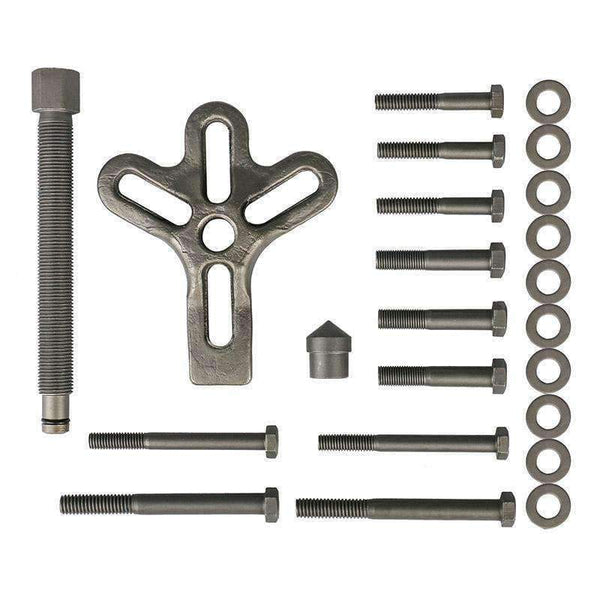 Planet Gates 13pcs Harmonic Balancer Steering Wheel Puller Removal Car Auto Automotive Tools Heavy Duty Crankshaft Gear Pullery Repair Kit