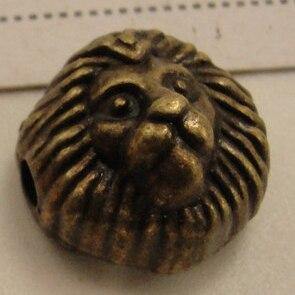 Planet Gates 13x12x8MM 2 100 Pieces/Lot Metal Alloy Animal Fox Lion Owl Leopard Head Beads for Bracelet Jewelry Making