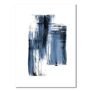 Planet Gates 13x18 cm No Frame / 03 Abstract Modern Minimalist Poster Blue Graffiti Casual Simple Fresh Print Canvas Picture For Living Room Bedroom Study Decor