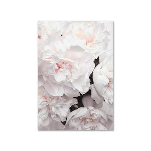 Planet Gates 13x18cm No Frame / 01 Scandinavian Style Peony Flower Canvas Print Large Wall Art Posters and Prints Quote Poster Flower Wall Pictures for Living Room