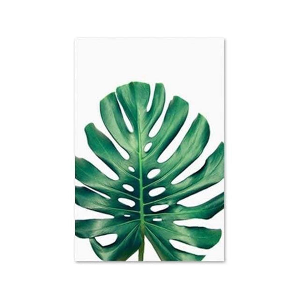Planet Gates 13x18cm No Frame / 02 Tropical Leaf Print Posters Monstera Leaf Palm Banana Canvas Painting Green Leaves Wall Art Living Room Decoration Pictures