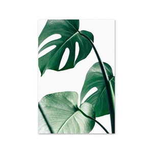 Planet Gates 13x18cm No Frame / 03 Tropical Leaf Print Posters Monstera Leaf Palm Banana Canvas Painting Green Leaves Wall Art Living Room Decoration Pictures