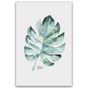 Planet Gates 13x18cm No Frame / Photo Color 2 Simple Watercolor Vase Green Plant Art Poster Wall Art Print Canvas Painting Picture Modern Home Living Room Decoration Custom