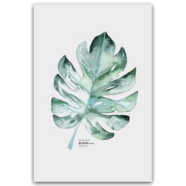 Planet Gates 13x18cm No Frame / Photo Color 2 Simple Watercolor Vase Green Plant Art Poster Wall Art Print Canvas Painting Picture Modern Home Living Room Decoration Custom