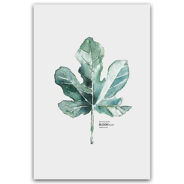 Planet Gates 13x18cm No Frame / Photo Color 4 Simple Watercolor Vase Green Plant Art Poster Wall Art Print Canvas Painting Picture Modern Home Living Room Decoration Custom