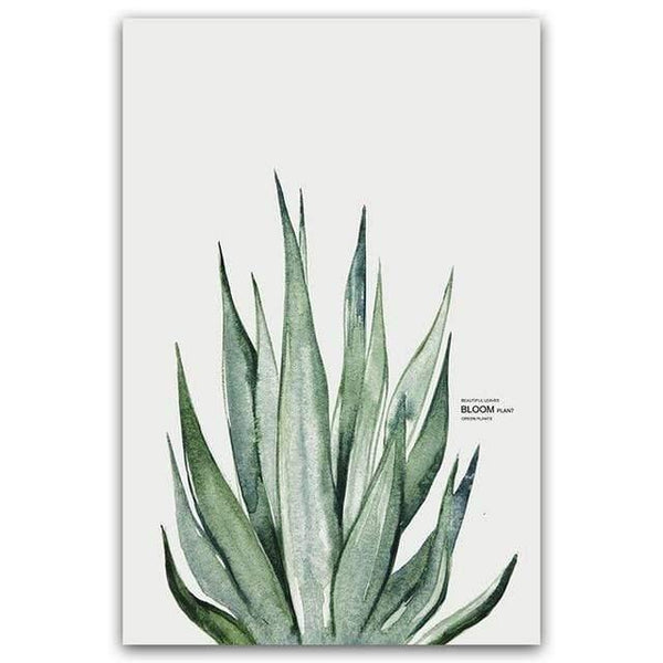Planet Gates 13x18cm No Frame / Photo Color Simple Watercolor Vase Green Plant Art Poster Wall Art Print Canvas Painting Picture Modern Home Living Room Decoration Custom