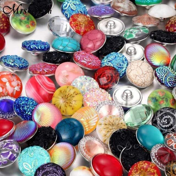 Planet Gates 14 1 10pcs/lot High Quality Snap Button Jewelry DIY Crystal Rhinestone Flower 18mm 20mm Metal Snap Buttons Fit Snap Bracelet Bangle