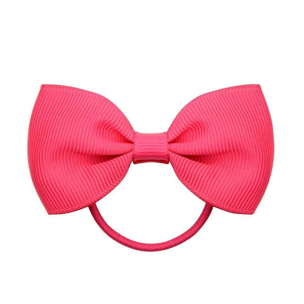 1 Piece Rainbow Solid Hair Band For Baby Girls Elastic Rope Handmade Rubber Band Ponytail Holder Headband Hair Accessories 023