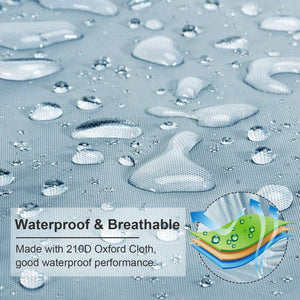 Planet Gates 14-22ft Trailerable 210D Boat Cover Waterproof Grey Fish-Ski V-Hull Sunproof UV Protector Speedboat Boat Mooring Cover D45