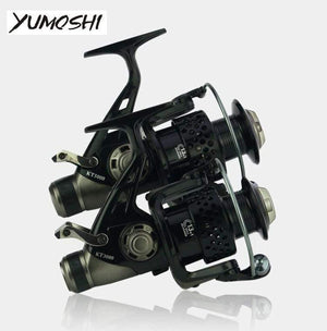 Planet Gates 14 / 3000 Series Double Brake Fishing Reel 3000-8000 series reel Carp Fishing Feeder Spinning Reel Spinning wheel type fishing wheel KT