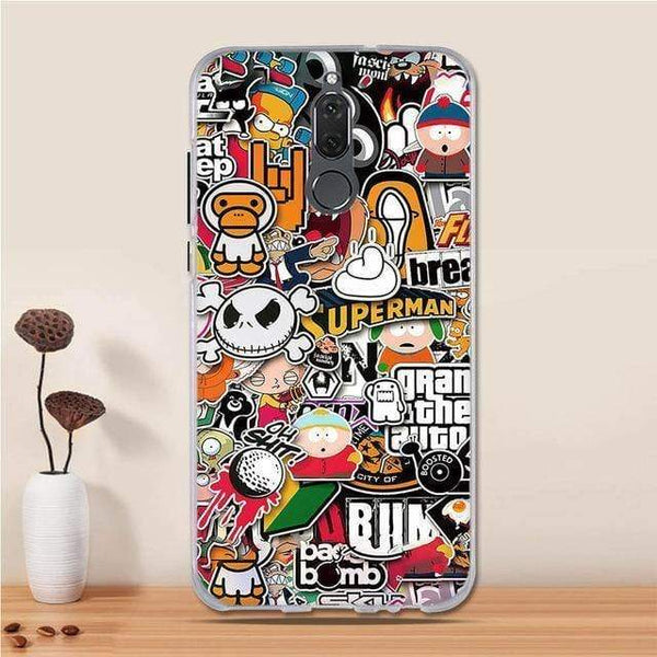 Planet Gates 14 3D Case For Huawei Mate 10 Lite Case Cover Silicon for Huawei Nova 2i Case Cover Huawei Mate 10 Lite 10lite/ Nova 2i / Honor 9i