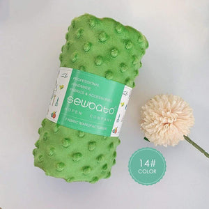 Planet Gates 14 / 70x100cm 70x100cm Minky Fabric For Sewing 30 Colors Super Soft Minky Dot Plush Fabric Eco-Friendly Polyester Handwork Fabric