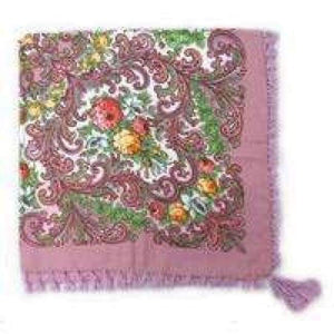 Planet Gates 14 dark pink Fashion woman Scarf square scarves short tassel floral printed Women Wraps Winter lady shawls free shipping-03