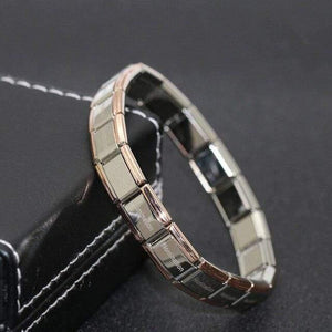 Planet Gates 14 / Each  1CM All 18PCS Theresa brand namination jewelry popular style stainless steel bracelet letter and stretch fashion bangle for everybody jewelry