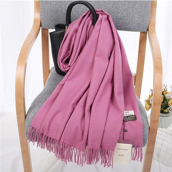 Planet Gates 14 Luxury Brand Winter Scarf Unisex  Female Male Wool Sky Cashmere Scarf Pashmina Tassels