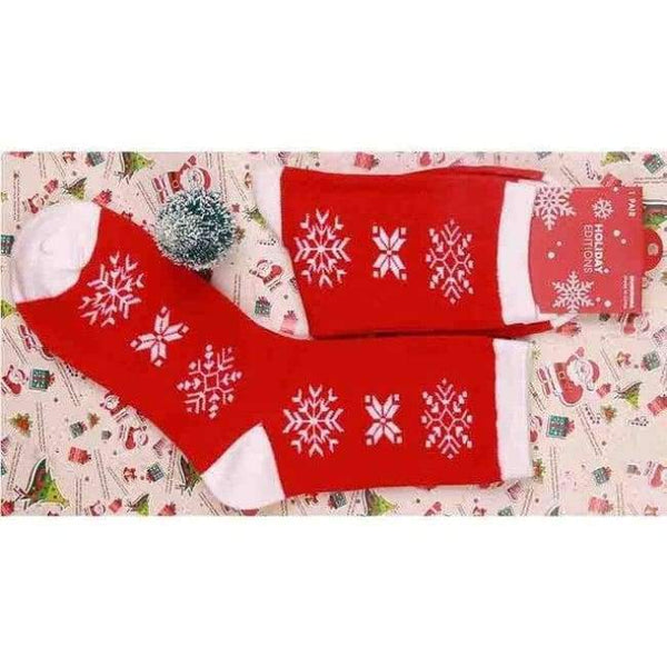 Planet Gates 14 / M Women's Snowflake Deer Printed Cotton Casual Socks Ladies Female Girl Men 2017 Christmas Gift Hosiery