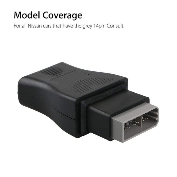 Planet Gates 14 Pin For Nissan Consult Interface Usb Car Diagnostic Obd Fault Code Cable Tool