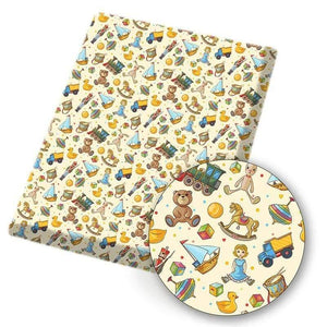 Planet Gates 14 Polyester Cotton Fabric Facial Expression Printed Fabric Sewing Home Textile Cloth Garment Bag Material 45*145cm 80g/pc