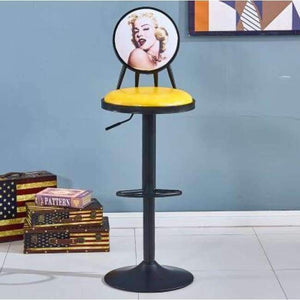 Planet Gates 14 Vintage chairs. American bar stools. Use a high - foot dining chair.