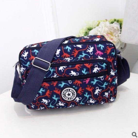 Planet Gates 14 Women Fashion Solid Color Zipper Waterproof Nylon Shoulder Bag Female Crossbody Bag Ladies Bolsa Feminina Waterproof Travel Bag