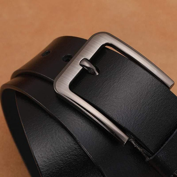 140 170cm Large Size Genuine Leather Men Belt High Quality Cowhide Pin Buckle Male Belts Lengthen Designer Belt for Men's Gifts
