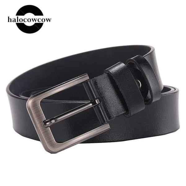 140 170cm Large Size Genuine Leather Men Belt High Quality Cowhide Pin Buckle Male Belts Lengthen Designer Belt for Men's Gifts