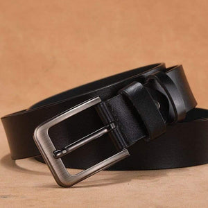 140 170cm Large Size Genuine Leather Men Belt High Quality Cowhide Pin Buckle Male Belts Lengthen Designer Belt for Men's Gifts