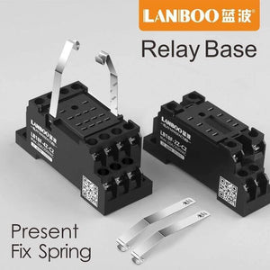 Planet Gates 141909 LANBOO HH52P MY2NJ Relay Coil General DPDT Micro Mini Electromagnetic Relay Switch With Socket Base LED AC 220V DC 12V