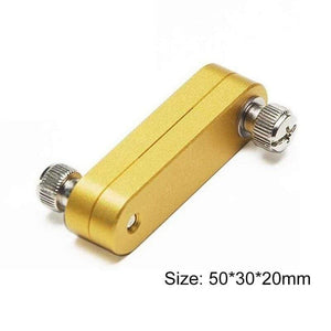 Planet Gates 14200602 Fashion Steel Ruler Positioning Block Woodworking Scribe Drawing Mark Line Gauge Carpenter DIY Measuring Tool Carpenter Tools (1pc)