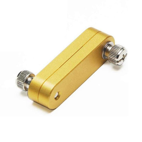 Planet Gates 14200602 Fashion Steel Ruler Positioning Block Woodworking Scribe Drawing Mark Line Gauge Carpenter DIY Measuring Tool Carpenter Tools (1pc)