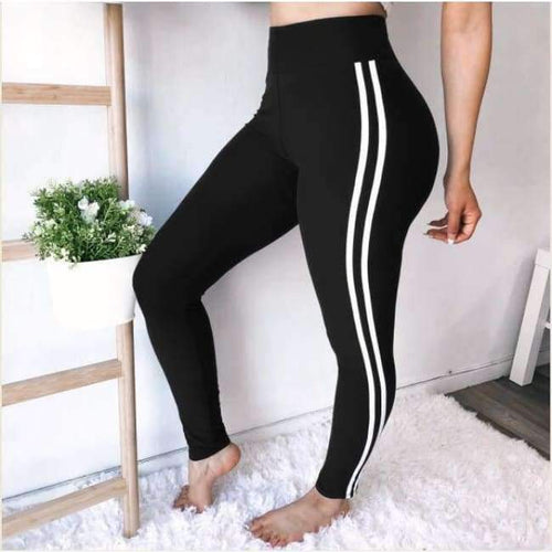 Planet Gates 1433 black / S Leggings Women Workout Leggings White Binding Sports Leggings Fitness Push Up Legging Pants Women Jeggings Leggins