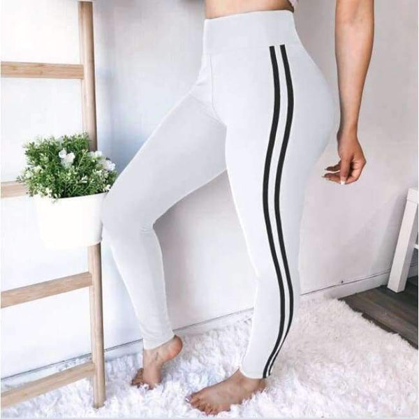 Planet Gates 1433 white / S Leggings Women Workout Leggings White Binding Sports Leggings Fitness Push Up Legging Pants Women Jeggings Leggins