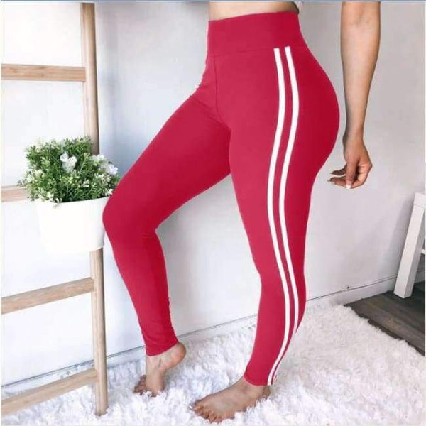 Planet Gates 1433 wine red / S Leggings Women Workout Leggings White Binding Sports Leggings Fitness Push Up Legging Pants Women Jeggings Leggins