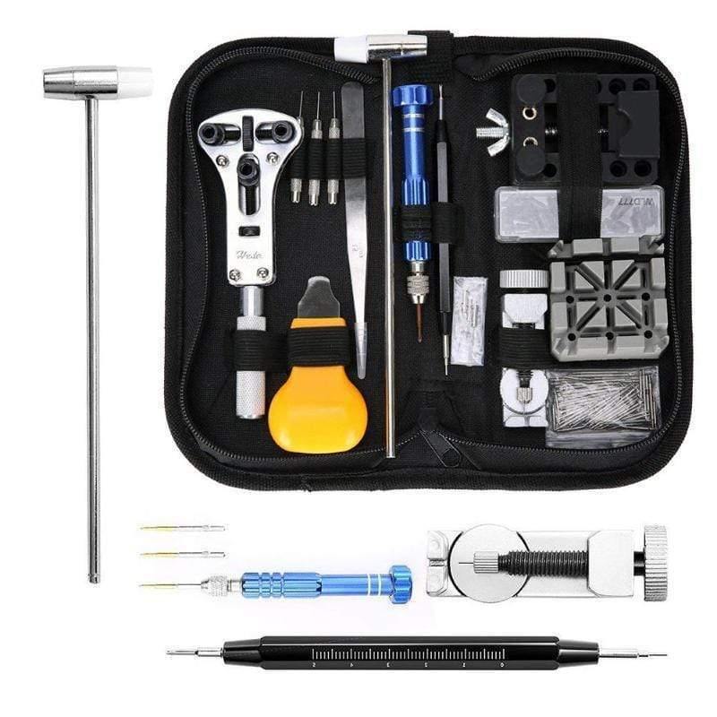 Planet Gates 144pcs 144pcs Watch Repair Watch tools Back Case Opener Spring Bar Pin Hand Remover Horloge Gereedschap Reparatie Tool Kit Case
