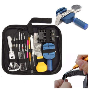 Planet Gates 144pcs Professional Watch Case Holder Tools Set Clock Repair Tool Kit Opener Link Pin Remover Set Spring Bar Watchmaker Tools