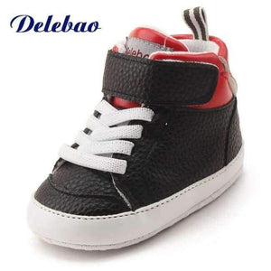 Planet Gates 1451Black / 0-6 Months Newborn Sports Red Heart Five Star Baby Shoes Soft Soles White First Walkers