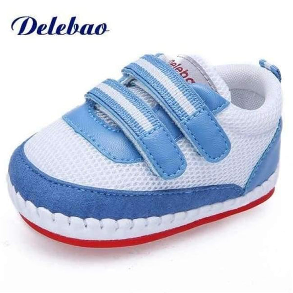 Planet Gates 1454Blue / 1 Autumn Spring Frosted Texture Soft Bottom Toddler Shoes By Hand Baby Shoes Cotton Shoes Keep Warm Lace Up First Walkers