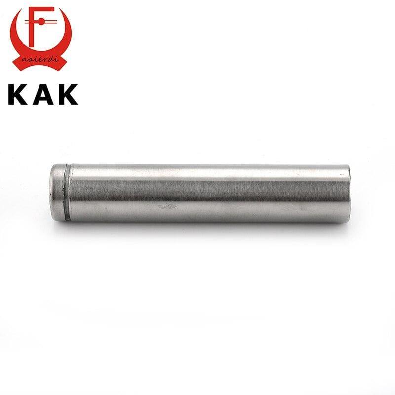 Planet Gates 145906 10PCS KAK Glass Fasteners 12mm Stainless Steel Acrylic Advertisement Standoffs Pin Nails Billboard Fixing Screws Hardware