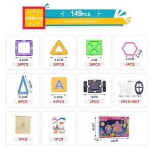 Planet Gates 149 pcs / China Magnetic Designer Block 89/102/149 pcs Building Models Toy Enlighten Plastic Model Kits Educational Toys for Toddlers