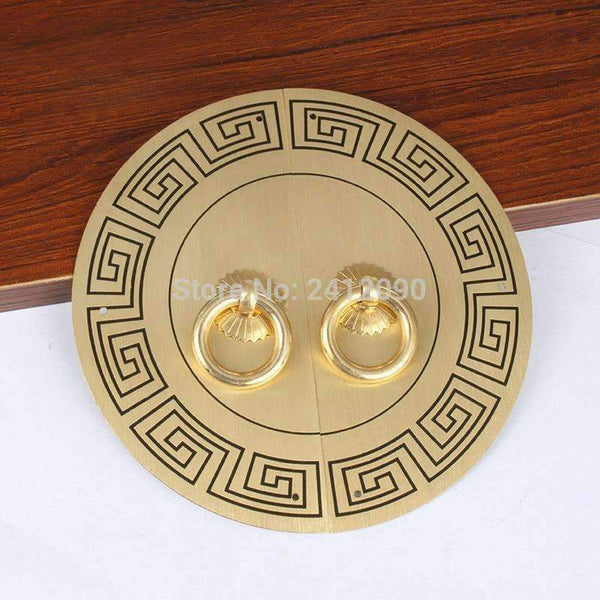 Planet Gates 14cm 11cm Antique Round Furniture Handle Knobs Brass Hardware Accessories Wardrobe Cupboard Cabinet Handle & Corner Brackets