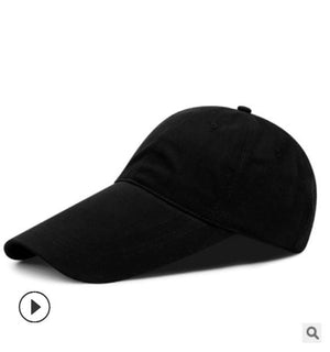 Planet Gates 14cm blank black / 60-65cm 14cm long visor large head Man Big Size Causal Peaked Hats Cool Fishing Hat Man Plus Size Baseball Caps 55-60cm 60-65cm