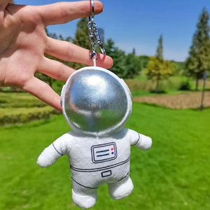 Planet Gates 14cm / Silver-colored astro Lovely Space astronaut doll rocket plane plush toy doll doll boys pillow children's birthday gift stuffed animals  kawaii plush