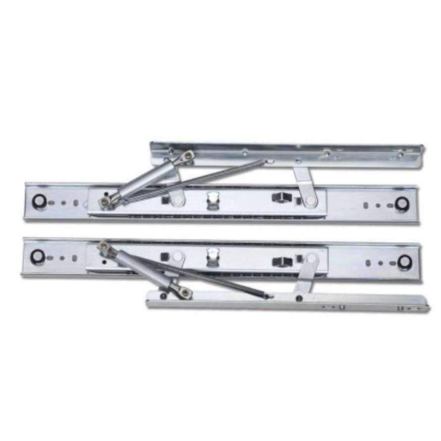 Planet Gates 14inch(350mm) Table slide rail lifting telescopic invisible foldable dining table slide rail Buffer furniture hardware