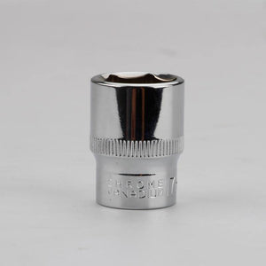 Planet Gates 14Pcs 3/8" Drive Socke Set 6 7 8 9 10 11 12 13 14 15 16 17 18 19mm Socket Wrench Set 6 Point Socket Bit Adapter Car Repair Tools