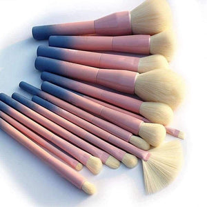 Planet Gates 14pcs Makeup Brushes Set Cosmetic Powder Foundation Eyeshadow Eyeliner Brush Kits Make Up Brush Tool