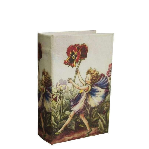Planet Gates 14x9x4cm / A Small Wooden Book Boxes Pretty Girl Floral Printed Storage Box Jewelry Sundries Holder Home Organization 14x9x4.5cm