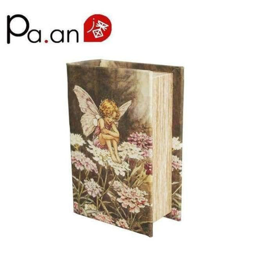 Planet Gates 14x9x4cm / A Small Wooden Book Boxes Pretty Girl Floral Printed Storage Box Jewelry Sundries Holder Home Organization 14x9x4.5cm